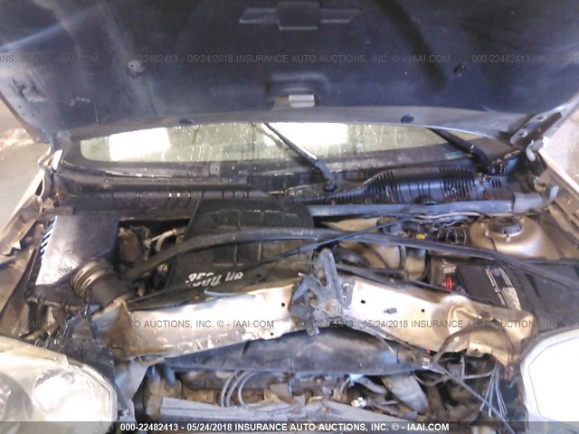 1G1ZS53856F281064 - 2006 CHEVROLET MALIBU LS GOLD photo 10