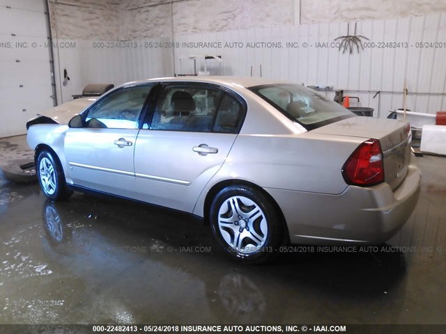 1G1ZS53856F281064 - 2006 CHEVROLET MALIBU LS GOLD photo 3