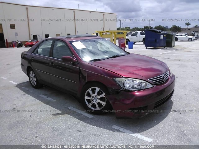 4T1BF30K65U087277 - 2005 TOYOTA CAMRY LE/XLE/SE 红色 照片 1