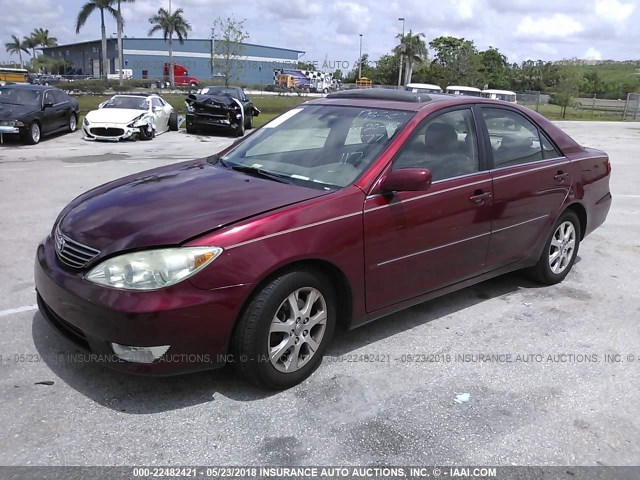 4T1BF30K65U087277 - 2005 TOYOTA CAMRY LE/XLE/SE 红色 照片 2
