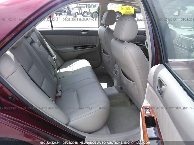 4T1BF30K65U087277 - 2005 TOYOTA CAMRY LE/XLE/SE 红色 照片 8