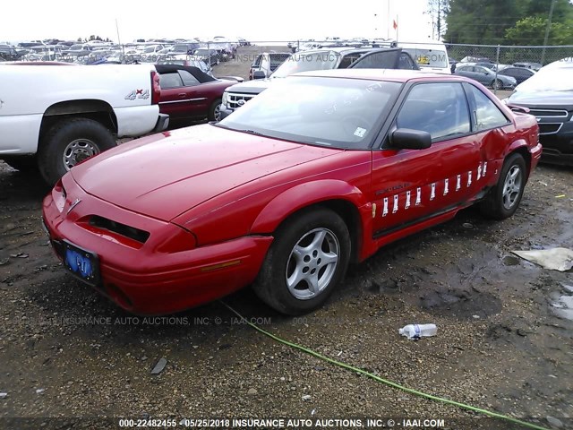 1G2WJ12M2TF253954 - 1996 PONTIAC GRAND PRIX SE RED photo 2