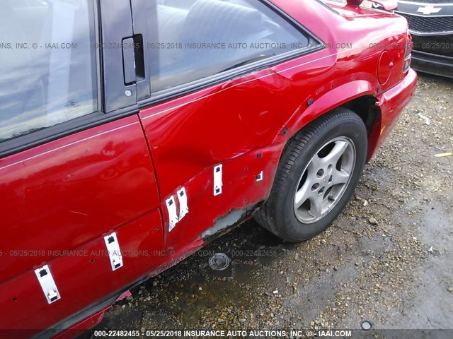 1G2WJ12M2TF253954 - 1996 PONTIAC GRAND PRIX SE 红色 照片 6