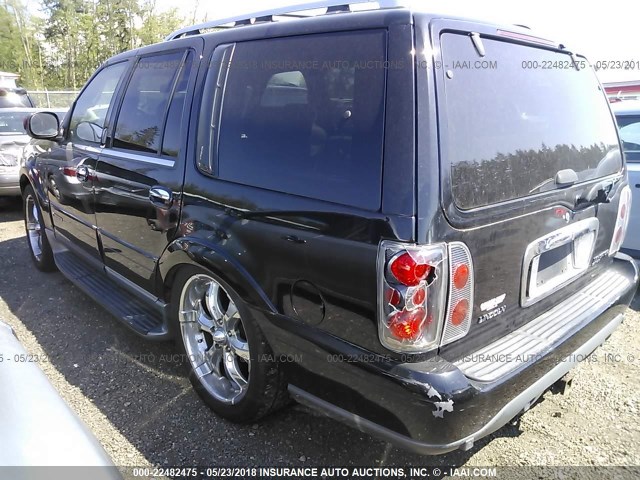 5LMEU27R62LJ08692 - 2002 LINCOLN NAVIGATOR 黑色 照片 3