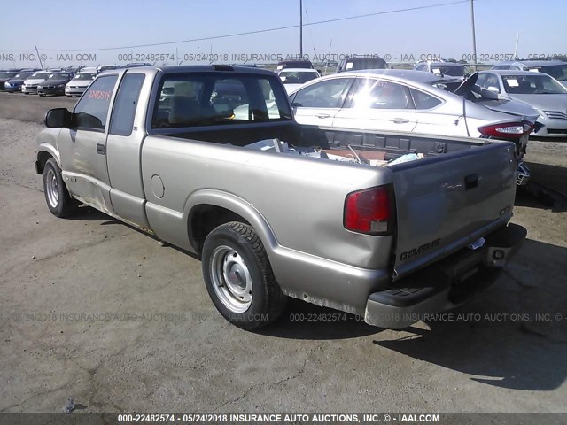 1GCCS19W918239425 - 2001 CHEVROLET S TRUCK S10 Pewter photo 3