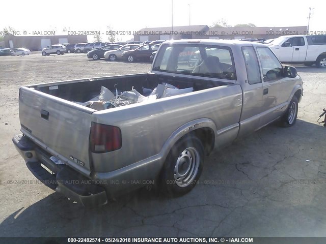 1GCCS19W918239425 - 2001 CHEVROLET S TRUCK S10 Pewter photo 4