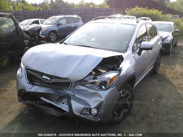 JF2GPABC8H8206771 - 2017 SUBARU CROSSTREK PREMIUM ვერცხლისფერი ფოტო 2