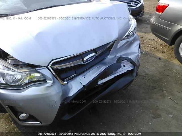 JF2GPABC8H8206771 - 2017 SUBARU CROSSTREK PREMIUM ვერცხლისფერი ფოტო 6