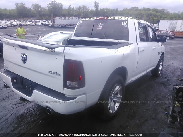 1C6RR7MT5DS685477 - 2013 RAM 1500 SPORT WHITE photo 4