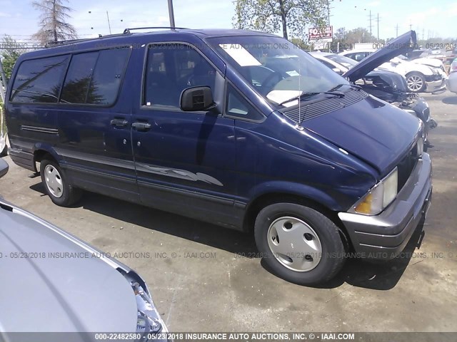 1FMDA31U7VZA08953 - 1997 FORD AEROSTAR Dark Blue photo 1