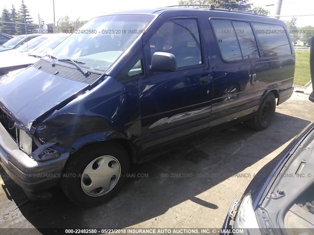 1FMDA31U7VZA08953 - 1997 FORD AEROSTAR Dark Blue photo 2