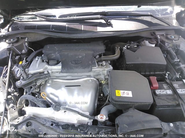 4T1BF1FK1HU408240 - 2017 TOYOTA CAMRY LE/XLE/SE/XSE BLACK photo 10