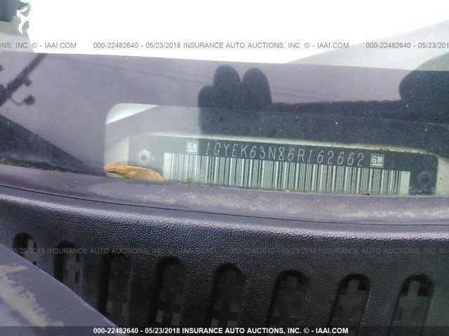 1GYEK63N86R162662 - 2006 CADILLAC ESCALADE LUXURY Ağ foto 9