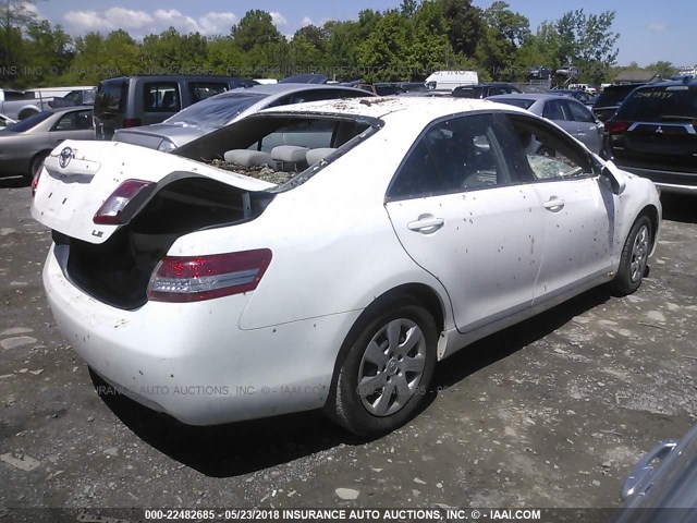 4T4BF3EK0BR090525 - 2011 TOYOTA CAMRY SE/LE/XLE 白色 照片 4