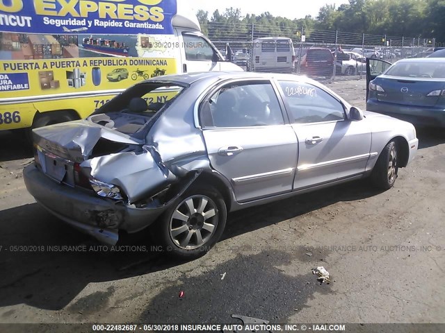 KNAGD128X45353279 - 2004 KIA OPTIMA LX/EX GRAY photo 4