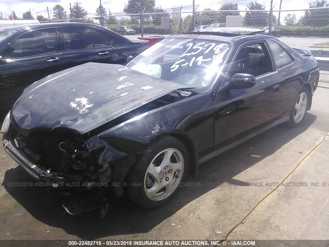 JHMBB6140VC012578 - 1997 HONDA PRELUDE BLACK photo 2