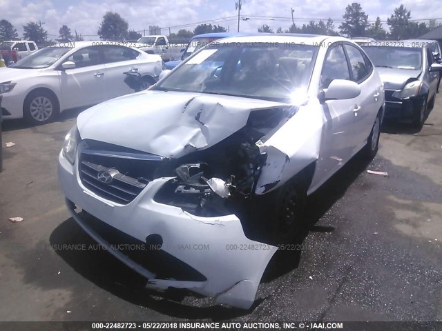 KMHDU46D19U654613 - 2009 HYUNDAI ELANTRA GLS/SE WHITE photo 6