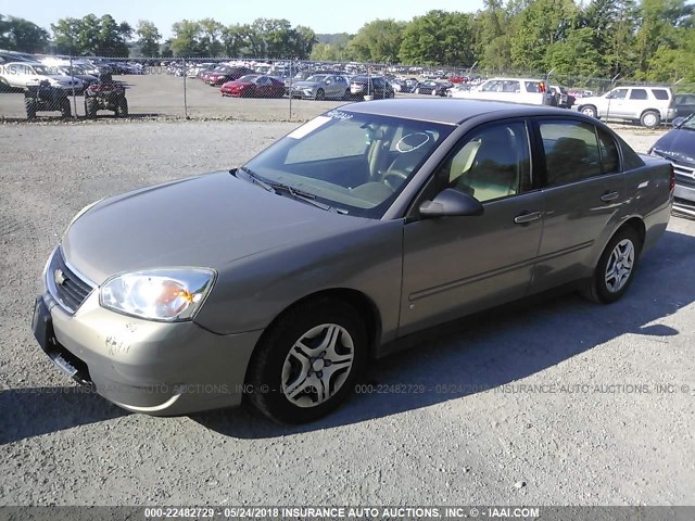 1G1ZS58F87F106641 - 2007 CHEVROLET MALIBU LS BROWN photo 2