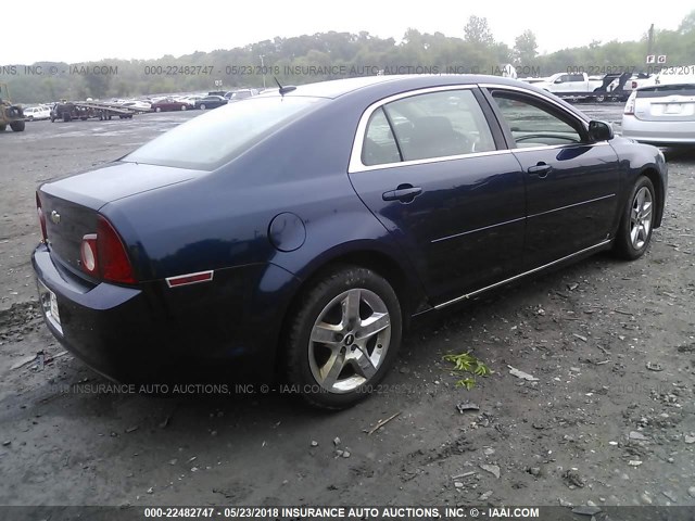 1G1ZH57BX94209880 - 2009 CHEVROLET MALIBU 1LT ლურჯი ფოტო 4