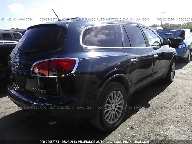 5GAER23DX9J190159 - 2009 BUICK ENCLAVE CXL ლურჯი ფოტო 4