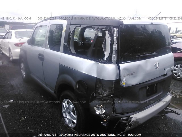 5J6YH28308L014216 - 2008 HONDA ELEMENT LX SILVER photo 3