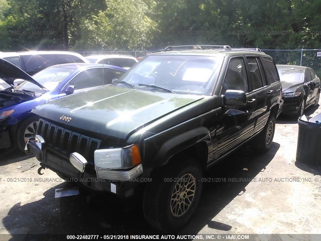 1J4GZ78Y1SC535499 - 1995 JEEP GRAND CHEROKEE LIMITED/ORVIS GREEN photo 2