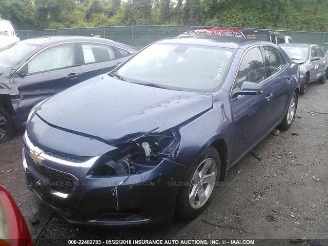 1G11C5SL5FF186147 - 2015 CHEVROLET MALIBU 1LT 蓝色 照片 2