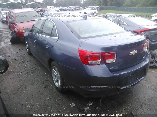 1G11C5SL5FF186147 - 2015 CHEVROLET MALIBU 1LT 蓝色 照片 3