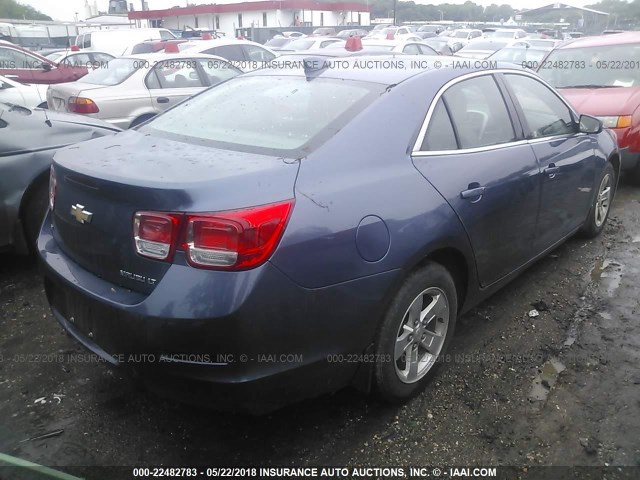 1G11C5SL5FF186147 - 2015 CHEVROLET MALIBU 1LT 蓝色 照片 4