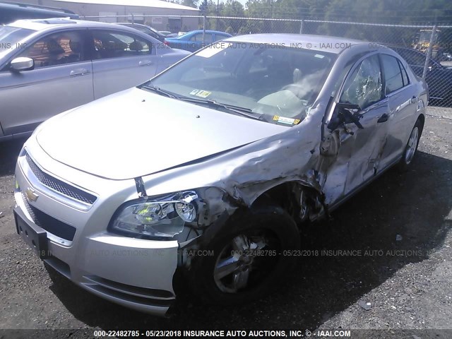 1G1ZG57B18F241106 - 2008 CHEVROLET MALIBU LS SILVER photo 2
