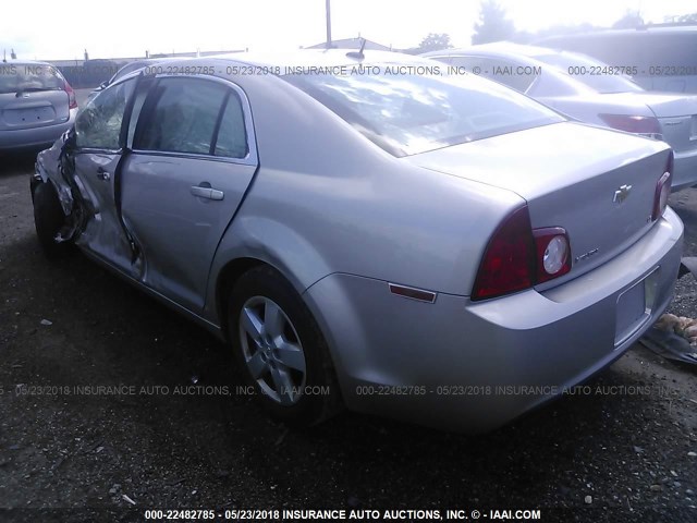 1G1ZG57B18F241106 - 2008 CHEVROLET MALIBU LS SILVER photo 3