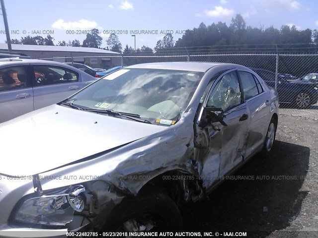 1G1ZG57B18F241106 - 2008 CHEVROLET MALIBU LS SILVER photo 6