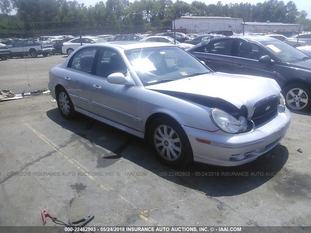 KMHWF35H03A893063 - 2003 HYUNDAI SONATA GLS/LX SILVER photo 1