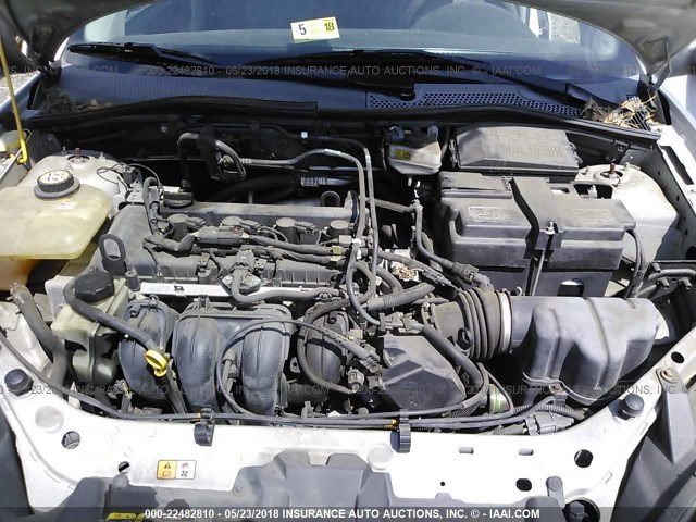 1FAFP34N07W279931 - 2007 FORD FOCUS ZX4/S/SE/SES SILVER photo 10