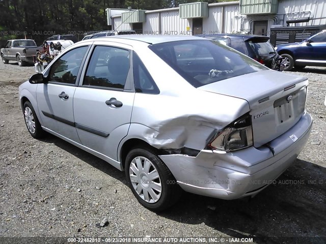 1FAFP34N07W279931 - 2007 FORD FOCUS ZX4/S/SE/SES SILVER photo 3