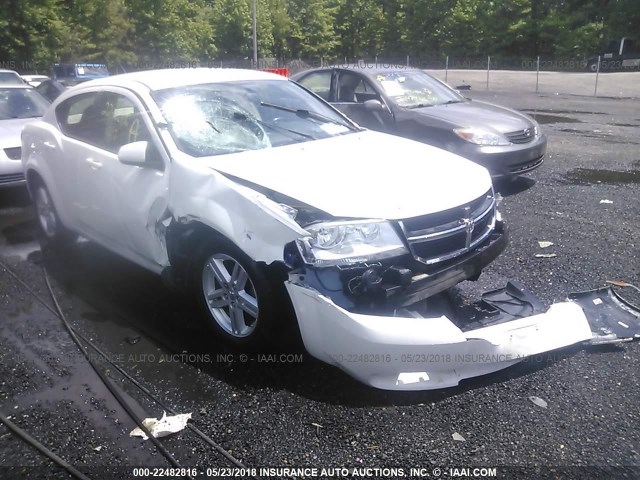 1B3CC1FB3AN177084 - 2010 DODGE AVENGER EXPRESS WHITE photo 1