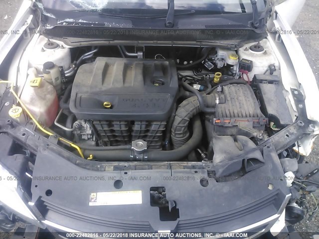 1B3CC1FB3AN177084 - 2010 DODGE AVENGER EXPRESS 白色 照片 10