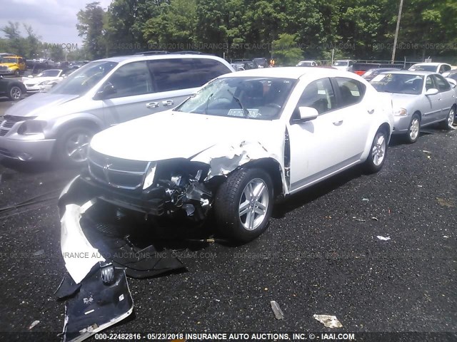 1B3CC1FB3AN177084 - 2010 DODGE AVENGER EXPRESS WHITE photo 2