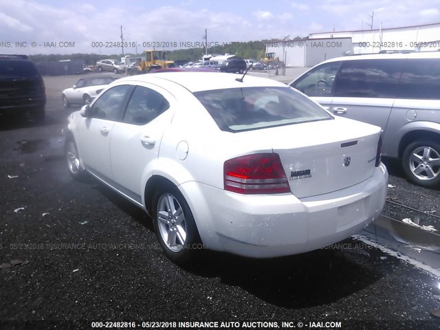 1B3CC1FB3AN177084 - 2010 DODGE AVENGER EXPRESS WHITE photo 3