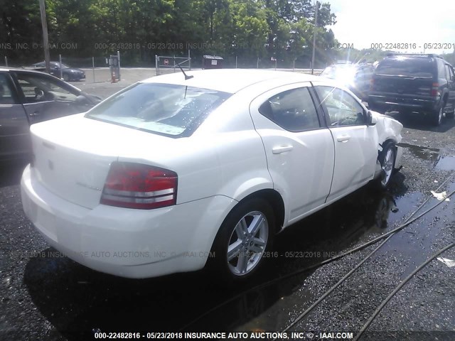 1B3CC1FB3AN177084 - 2010 DODGE AVENGER EXPRESS WHITE photo 4