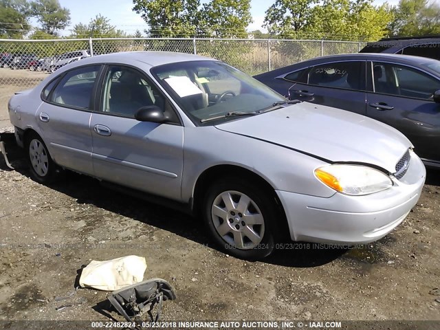 1FAFP52U72G237958 - 2002 FORD TAURUS LX SILVER photo 1