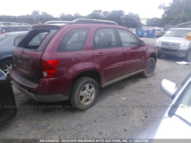 2CKDL63FX66082162 - 2006 PONTIAC TORRENT RED photo 4