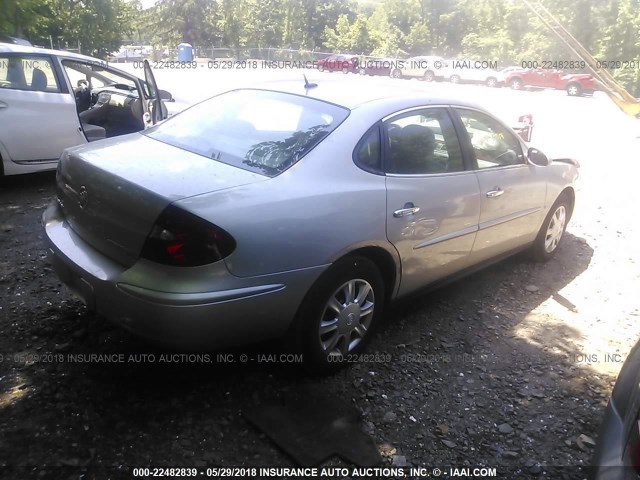 2G4WC582371187300 - 2007 BUICK LACROSSE CX SILVER photo 4