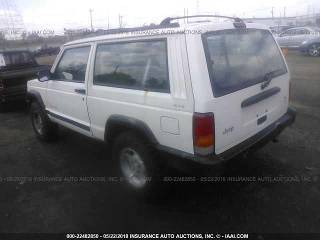 1J4FF27S9XL676011 - 1999 JEEP CHEROKEE SE WHITE photo 3