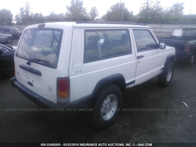 1J4FF27S9XL676011 - 1999 JEEP CHEROKEE SE WHITE photo 4