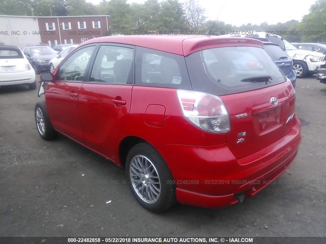 2T1KR32E17C667362 - 2007 TOYOTA COROLLA MATRIX XR RED photo 3