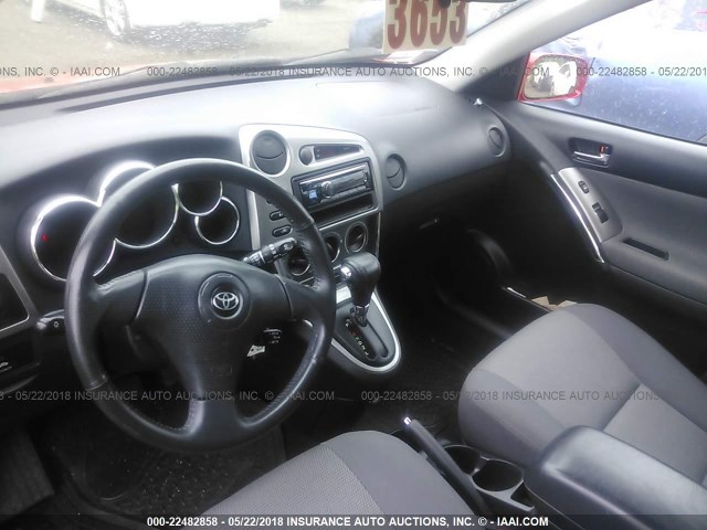 2T1KR32E17C667362 - 2007 TOYOTA COROLLA MATRIX XR RED photo 5