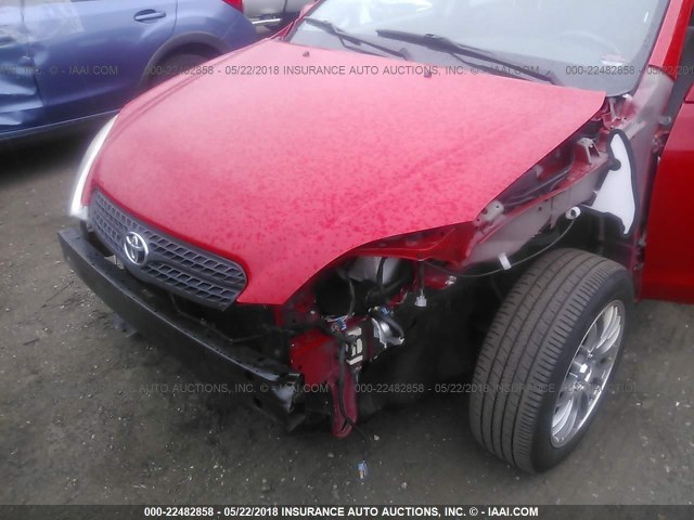 2T1KR32E17C667362 - 2007 TOYOTA COROLLA MATRIX XR RED photo 6