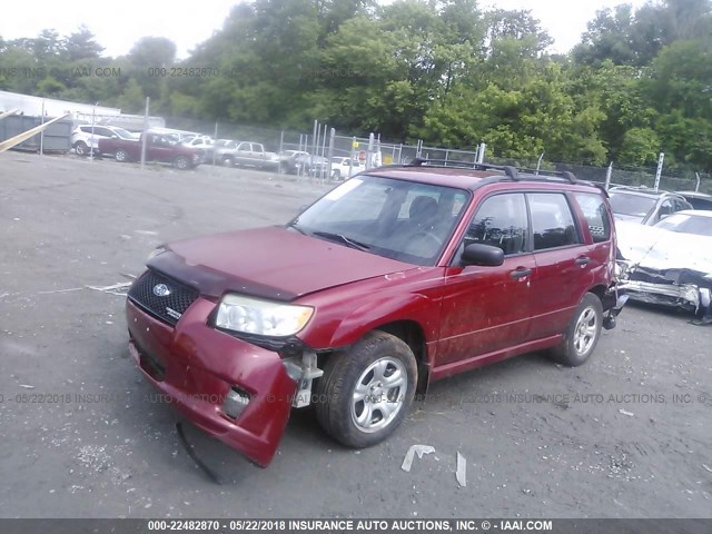 JF1SG63627H739329 - 2007 SUBARU FORESTER 2.5X/SPORTS 2.5X RED photo 6