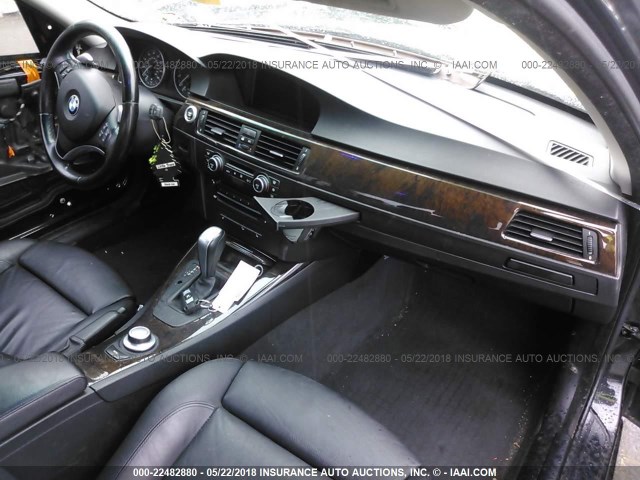 WBAVD53538A282989 - 2008 BMW 335 XI BLACK photo 5